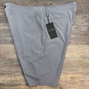 7 Diamonds 7D‎ Men's 40 Momentum Short Slate Gray Golf 4-Way Stretch NEW
